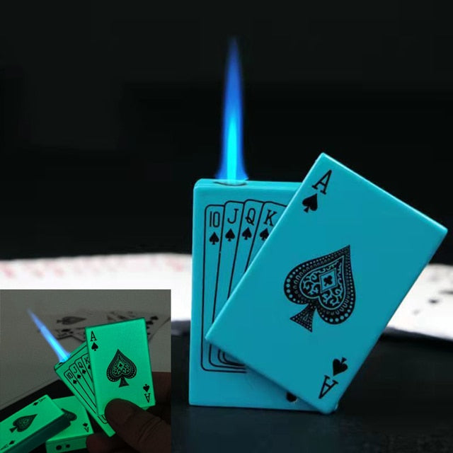 Briquet torche pour cartes à jouer Metal Jet