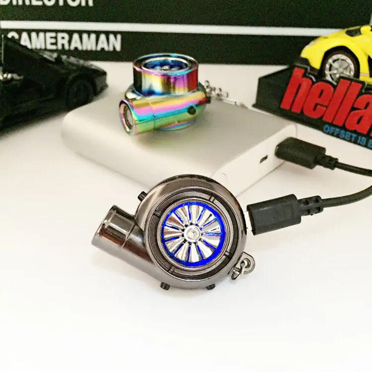 Electric Turbine Lighter and Keychain