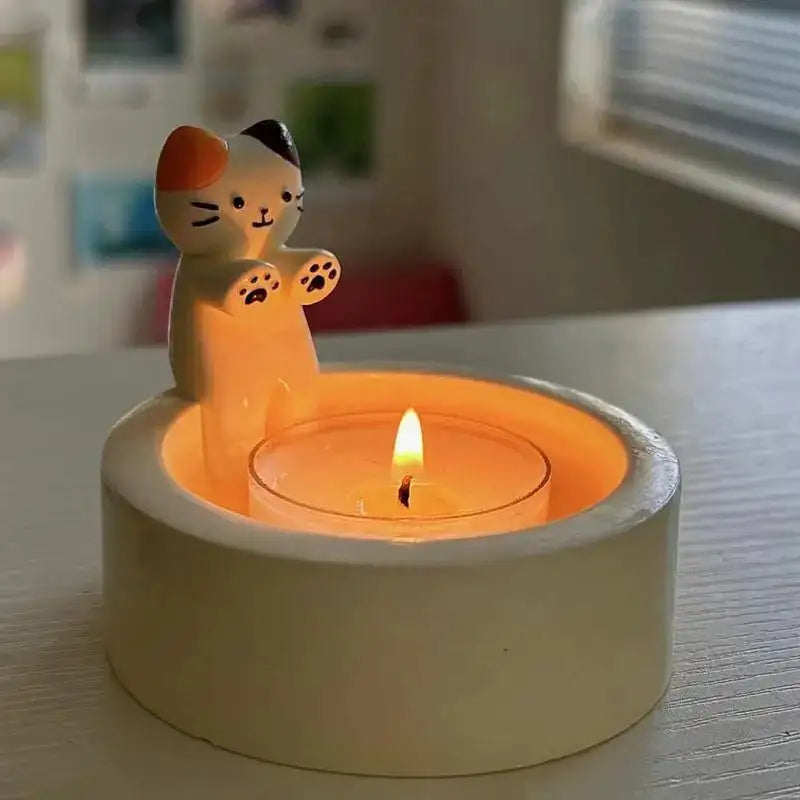 Kitten Paws Candle Holder