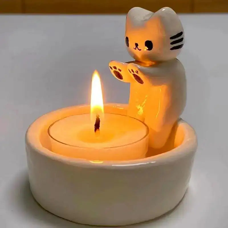 Kitten Paws Candle Holder