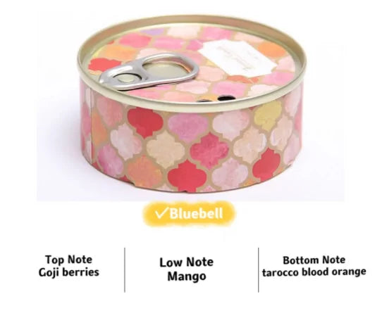 Abstract Tin Canned Scented Candle