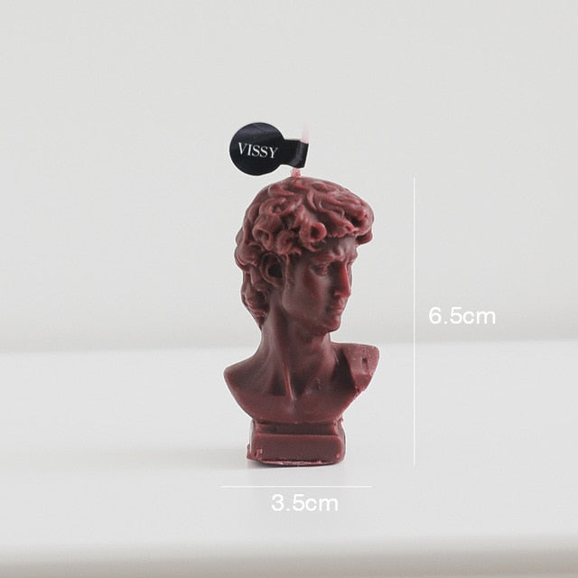 Roman Statue Candle (Venus, Laocoon, and David)