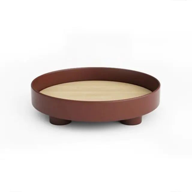 Round Nordic Footed Tray